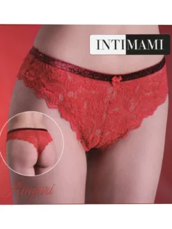 Intimami Brasiliana rossa in pizzo