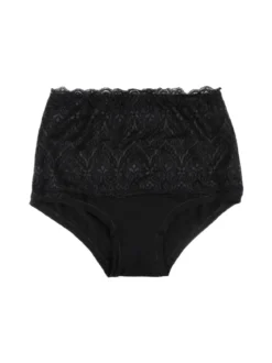Intimami Culotte donna in cotone con pizzo