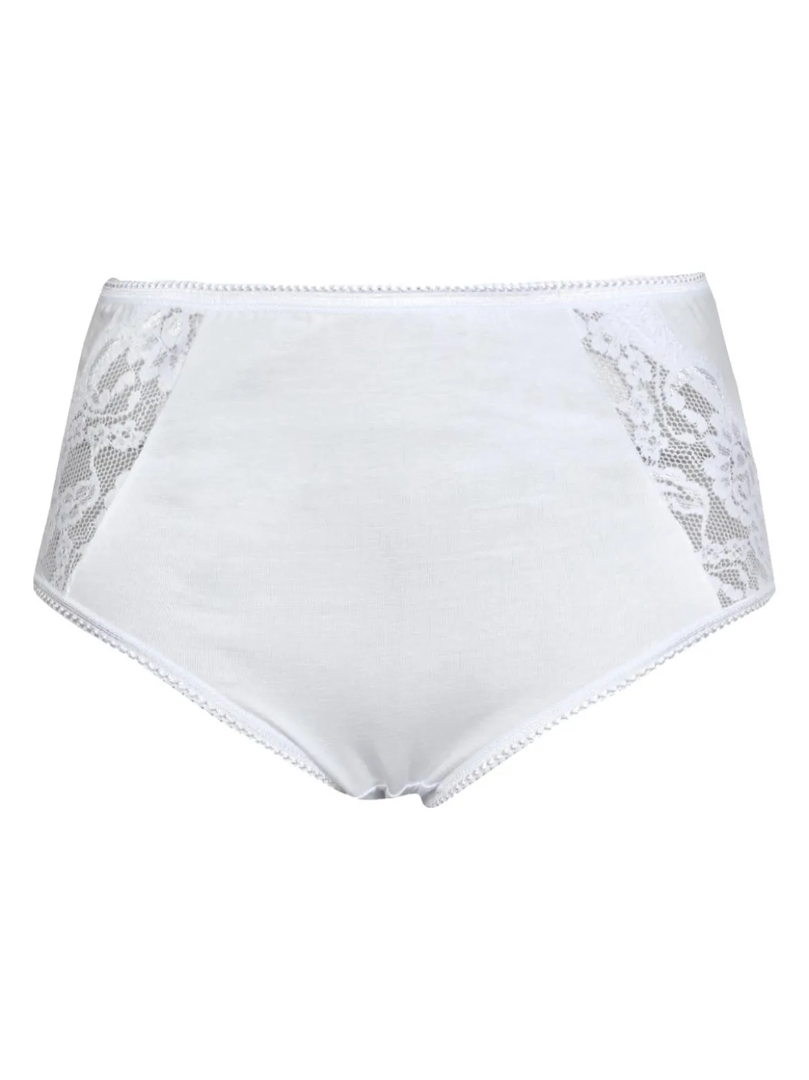 Intimami Culotte in cotone elastico con pizzo