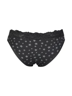 Intimami Slip donna in cotone con pizzo