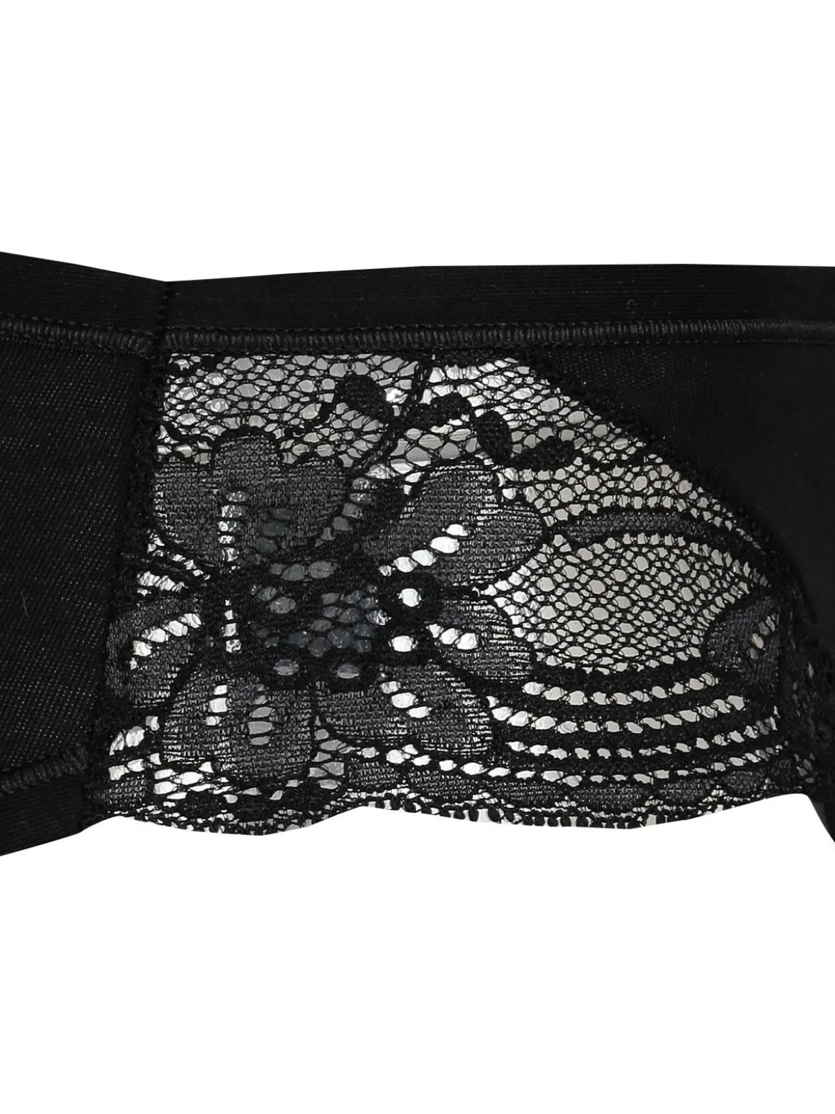 Intimami Slip in cotone bielastico con pizzo