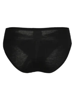 Intimami Slip in cotone bielastico con pizzo