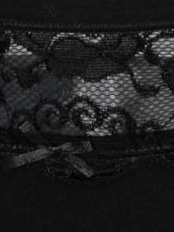 Intimami Slip in cotone con pizzo