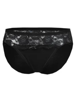 Intimami Slip in cotone con pizzo