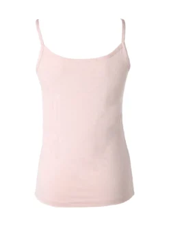Intimami Top donna con spalline sottili e scollo in pizzo - rosa