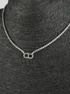 Italian Style Collana donna con strass