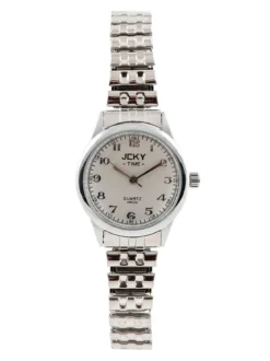 Jcky Orologio da polso donna con cinturino elastico