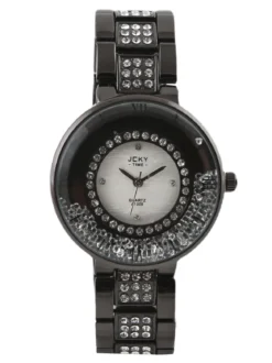 Jcky Orologio da polso donna con strass