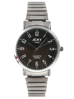 Jcky Orologio da polso uomo con cinturino elastico