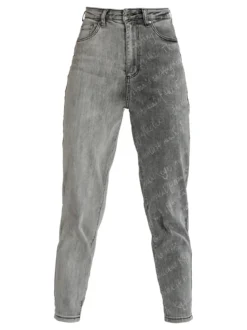 Jeans Louise Francoise Jeans slouchy nero bicolore da donna