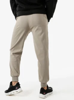 Jeans Yesed Pantaloni sportivi da uomo con coulisse e polsini - fango