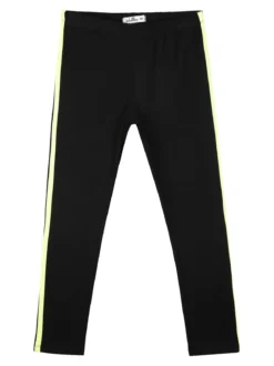 Jebellina Leggings da bambina con striscia laterale
