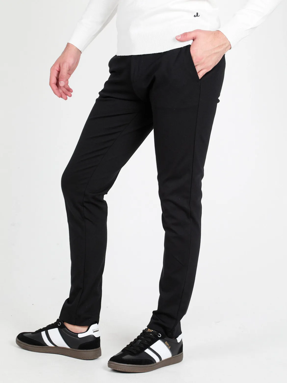 J.E. Mc Collum Pantaloni casual da uomo a gamba dritta