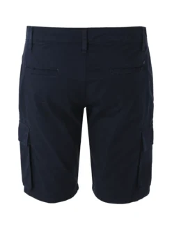 Johnny Looper Bermuda cargo da uomo in cotone - blu scuro