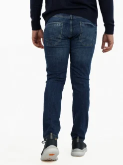 Johnny Looper Jeans da uomo slim fit denim scuro