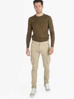 Johnny Looper Maglia girocollo da uomo in cotone