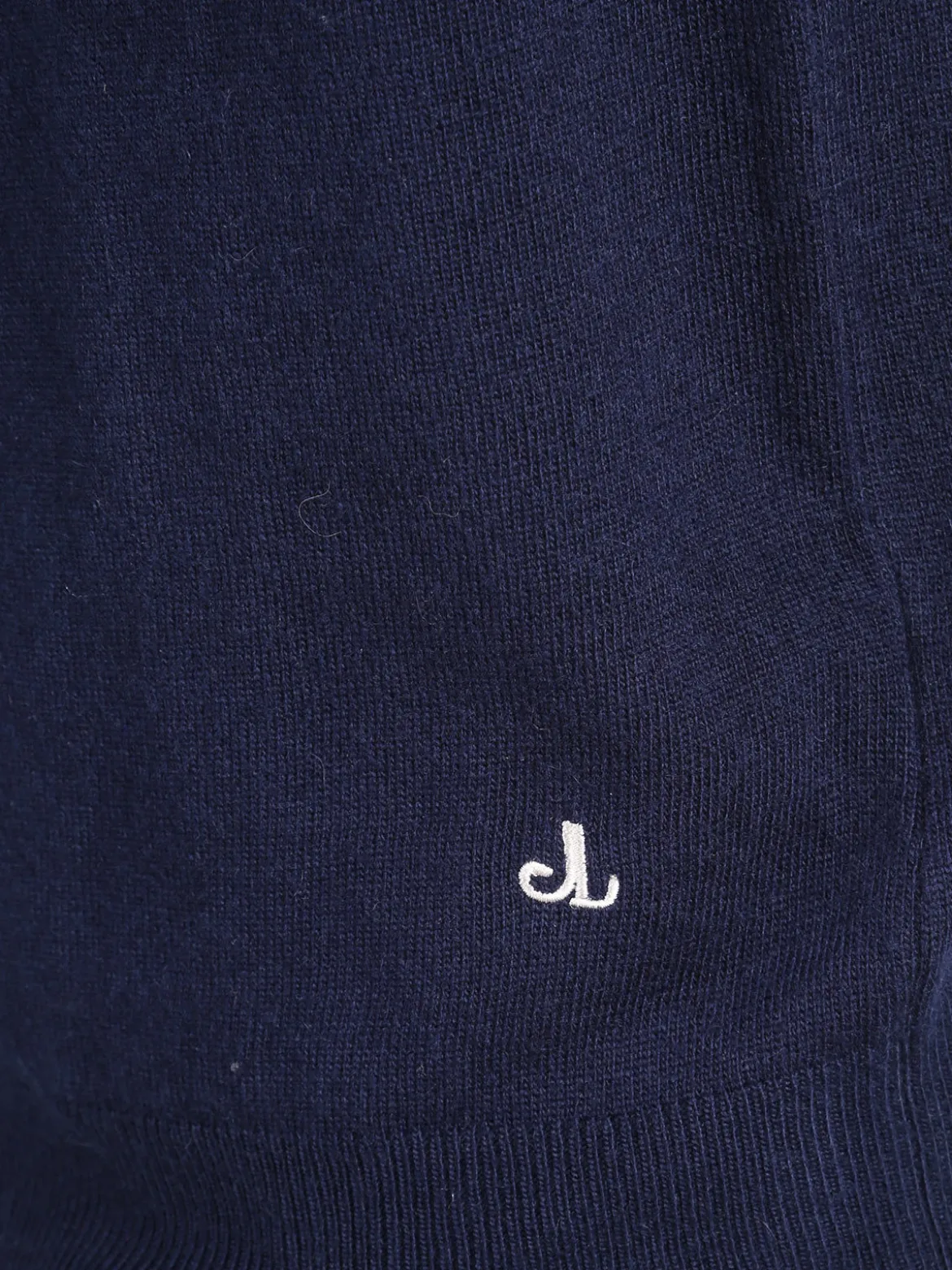 Johnny Looper Maglione dolcevita da uomo in misto lana - blu scuro