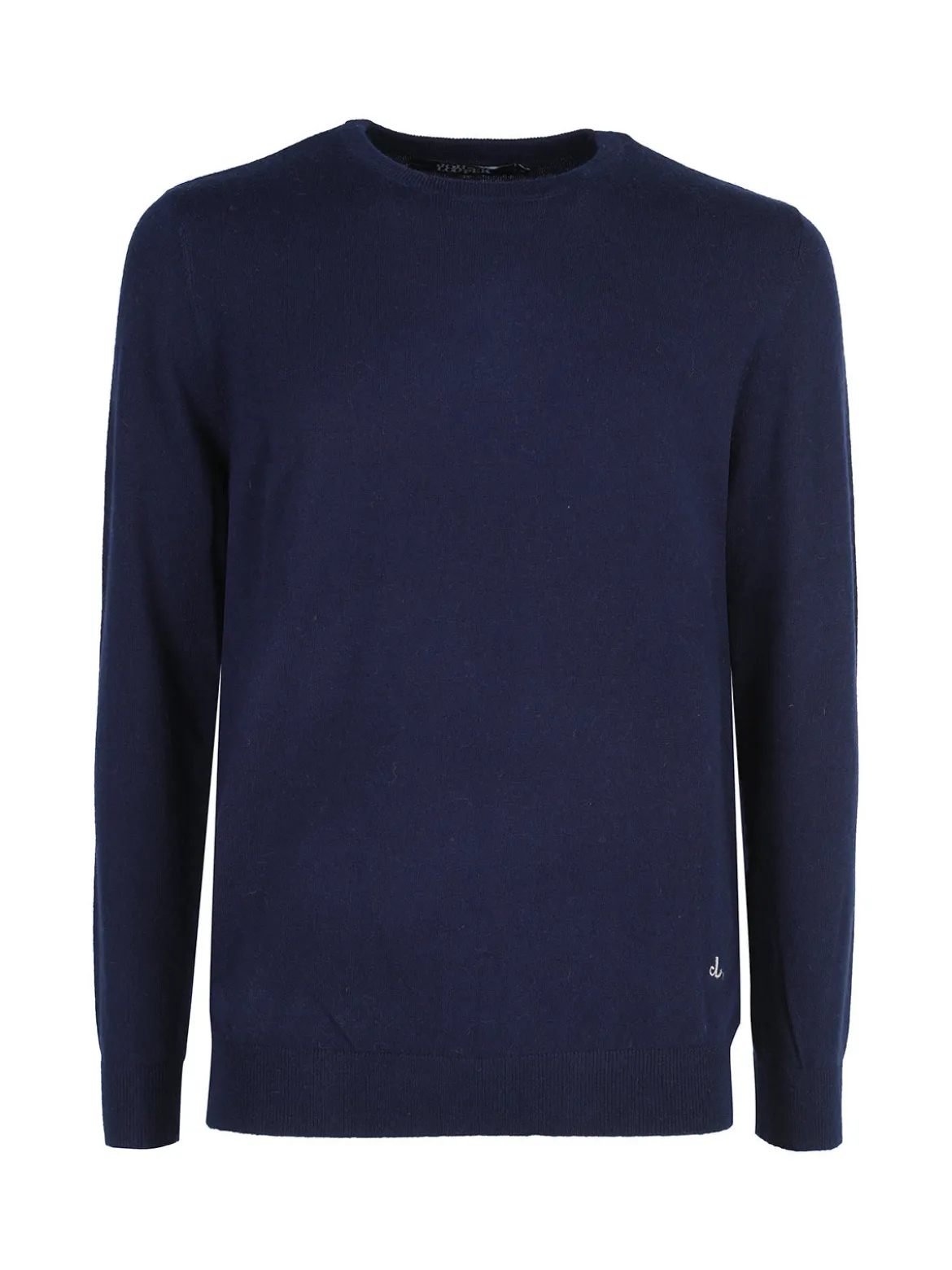 Johnny Looper Maglione girocollo da uomo in misto lana - blu scuro