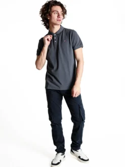 Johnny Looper Pantaloni cargo da uomo slim fit in cotone
