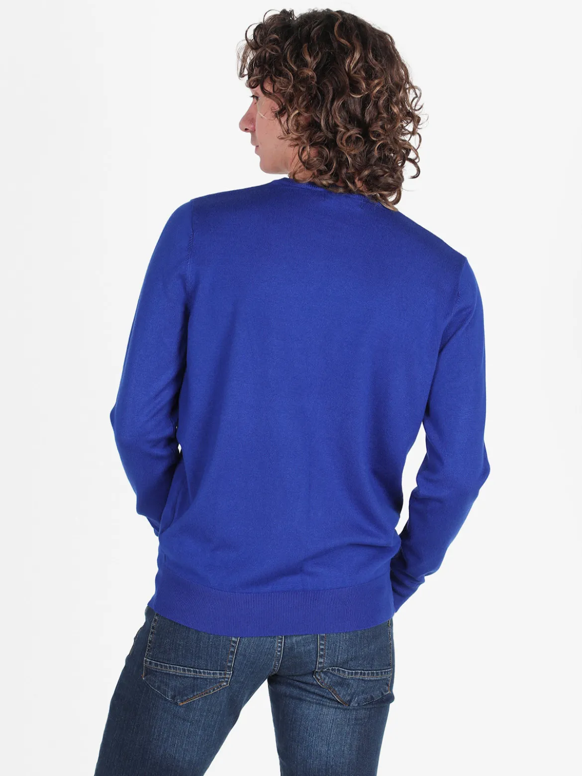 Johnny Looper Pullover girocollo da uomo in maglia