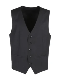 Jonny Wolf Gilet elegante da uomo con bottoni taglie grandi