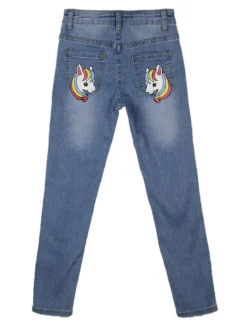 J Y Jeans elasticizzati con disegni