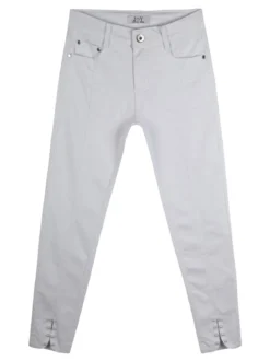 J Y Pantaloni bianchi con perle