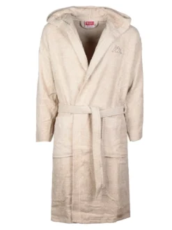 Kappa Accappatoio unisex in spugna con cappuccio