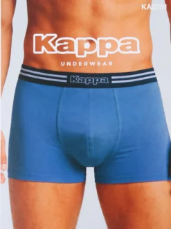 Kappa Boxer da uomo in cotone elasticizzato - blu