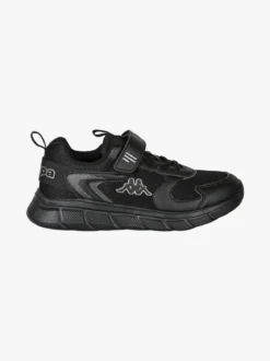 Kappa BREEZE Sneakers da bambino sportive in mesh con cinturino a strappo - nero