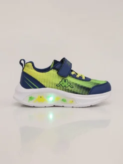 Kappa BREEZE Sneakers sportive da ragazzo con luci e cinturino a strappo - multicolore