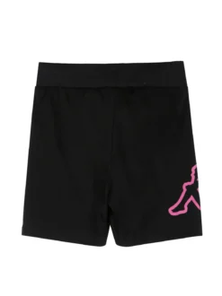 Kappa Completo corto da bambina in cotone con t-shirt e shorts - verde