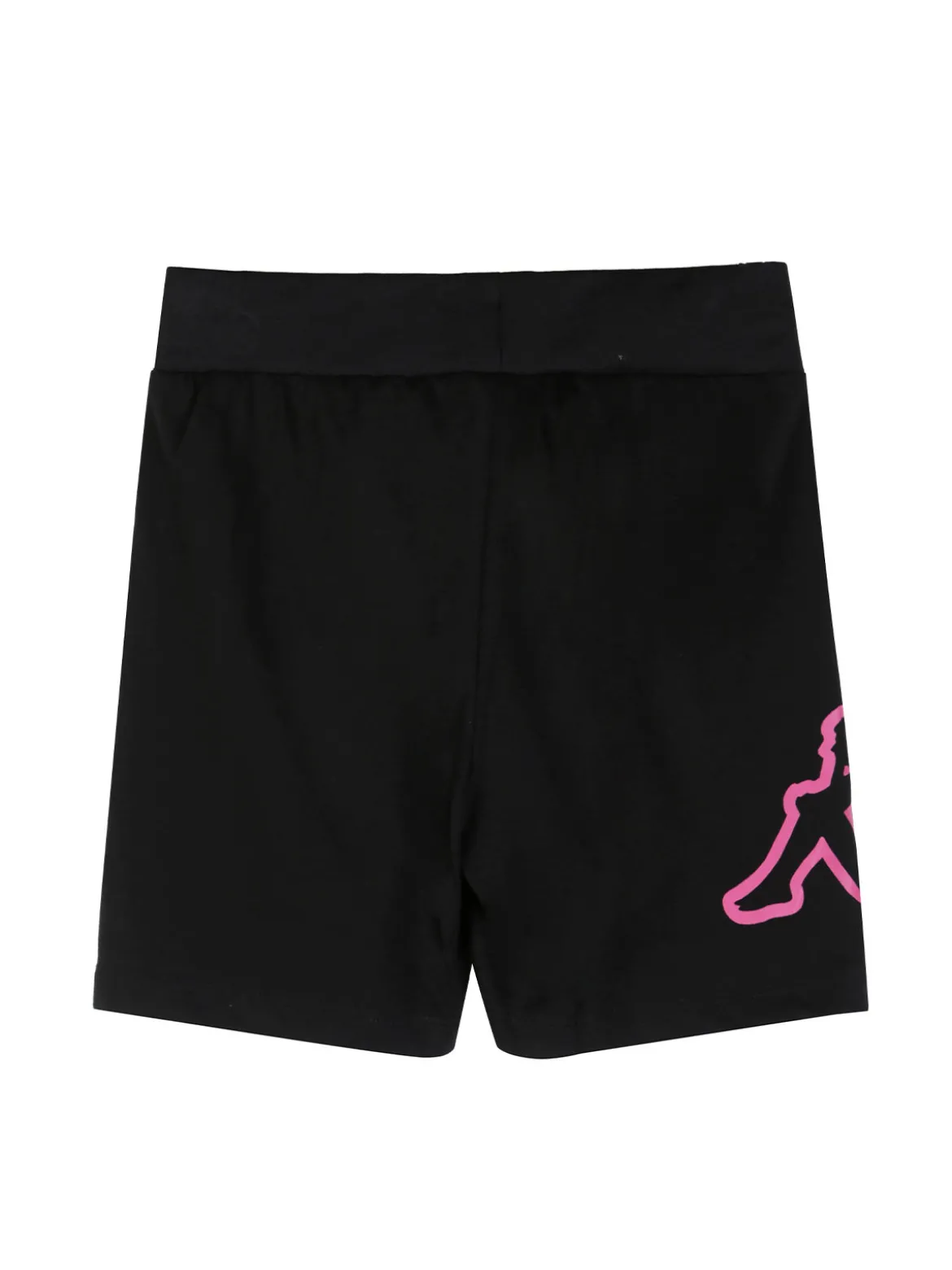 Kappa Completo corto da bambina in cotone con t-shirt e shorts - verde