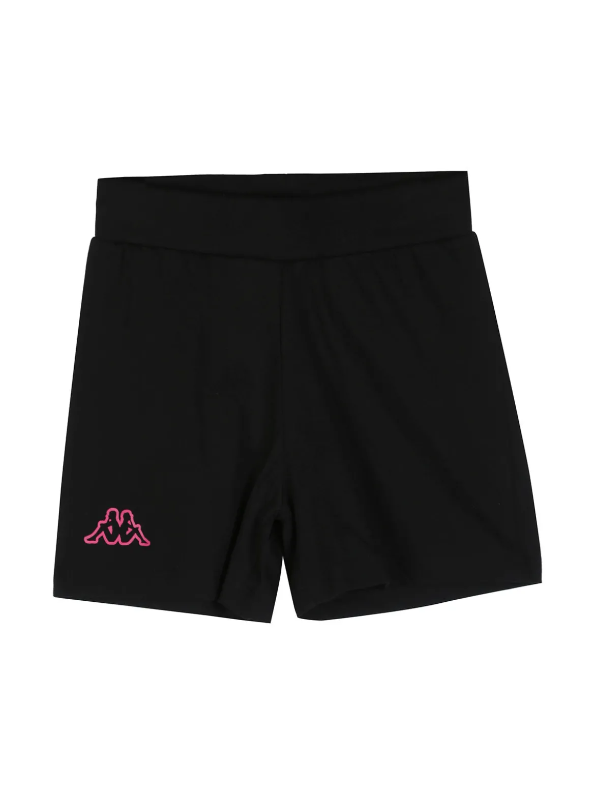 Kappa Completo corto da bambina in cotone con t-shirt mimetica e shorts - giallo