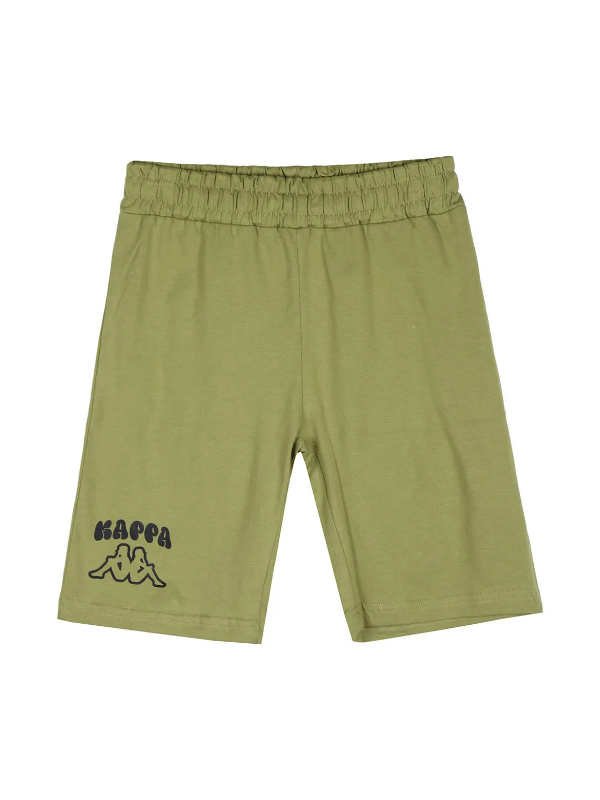 Kappa Completo corto 2 pezzi da ragazzo con t-shirt mimetica e bermuda - militare