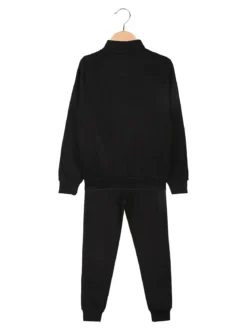Kappa Completo da bambina 2 pezzi con zip - nero