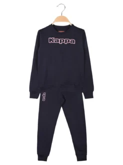 Kappa Completo girocollo da bambina 2 pezzi - blu scuro