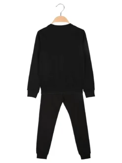 Kappa Completo girocollo da ragazza 2 pezzi - nero