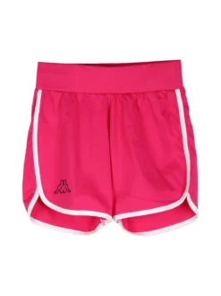 Kappa Completo smanicato da ragazza in cotone con canotta cropped e shorts - fucsia