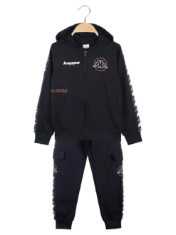 Kappa Completo tuta da bambino con cappuccio e zip