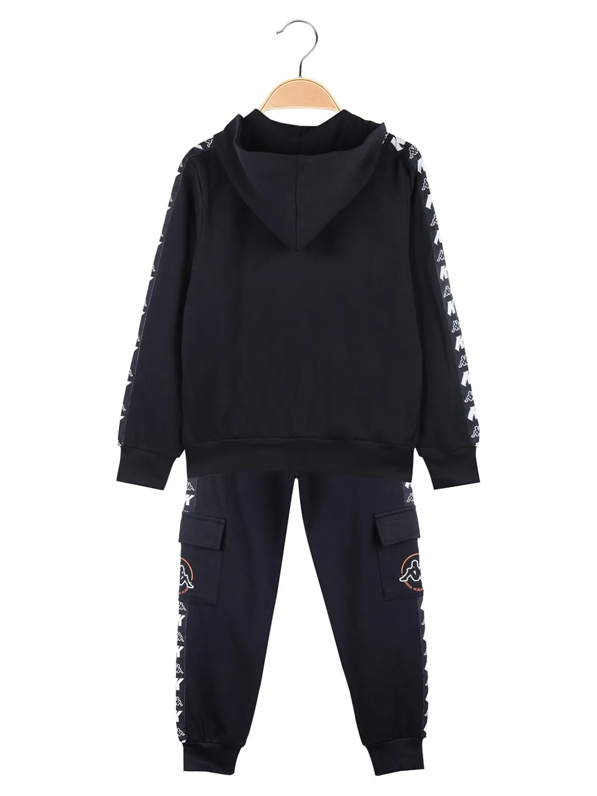 Kappa Completo tuta da bambino con cappuccio e zip