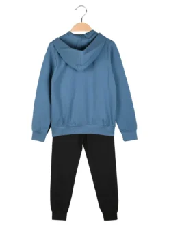 Kappa Completo tuta da bambino 2 pezzi con cappuccio e zip - cielo