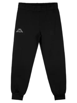 Kappa Completo tuta da ragazzo 2 pezzi con cappuccio e zip - nero