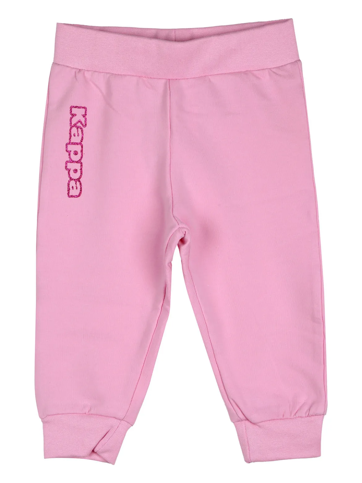 Kappa Completo tuta 2 pezzi da neonata con felpa e pantaloni in cotone - bianco