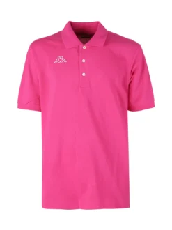 Kappa Polo da uomo in cotone a manica corta con logo