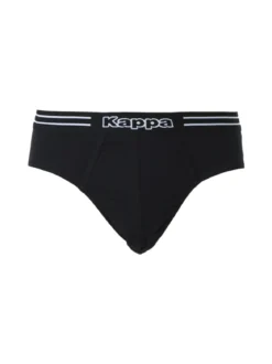 Kappa Slip uomo in cotone elasticizzato - nero