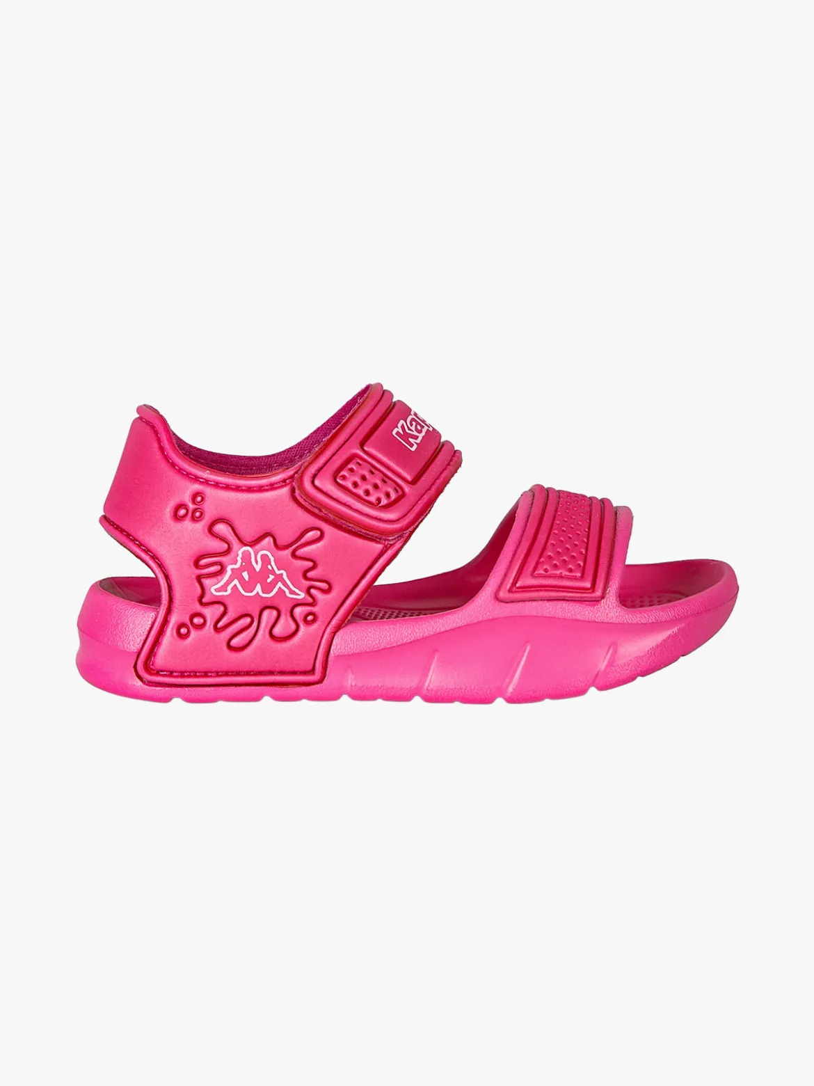 Kappa SPLASH Sandali da bambina in gomma con cinturino a strappo - fucsia