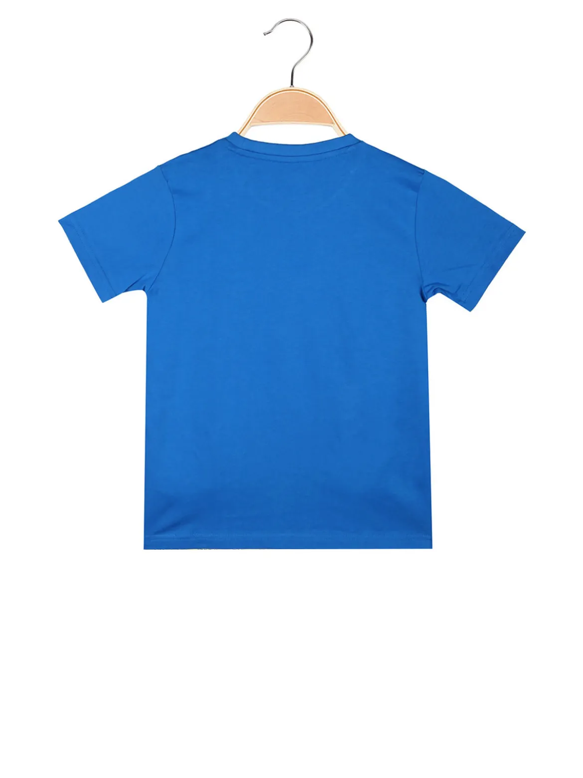 Kappa T-shirt da ragazzo in cotone con logo - blu