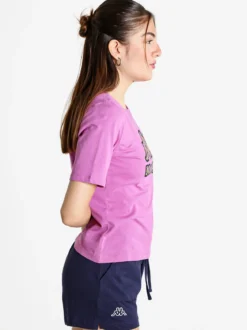 Kappa T-shirt donna in cotone con logo