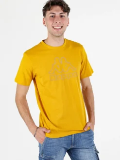 Kappa T-shirt uomo in cotone con logo